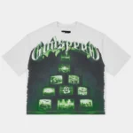 godspeed overstimulation t shirt white front view