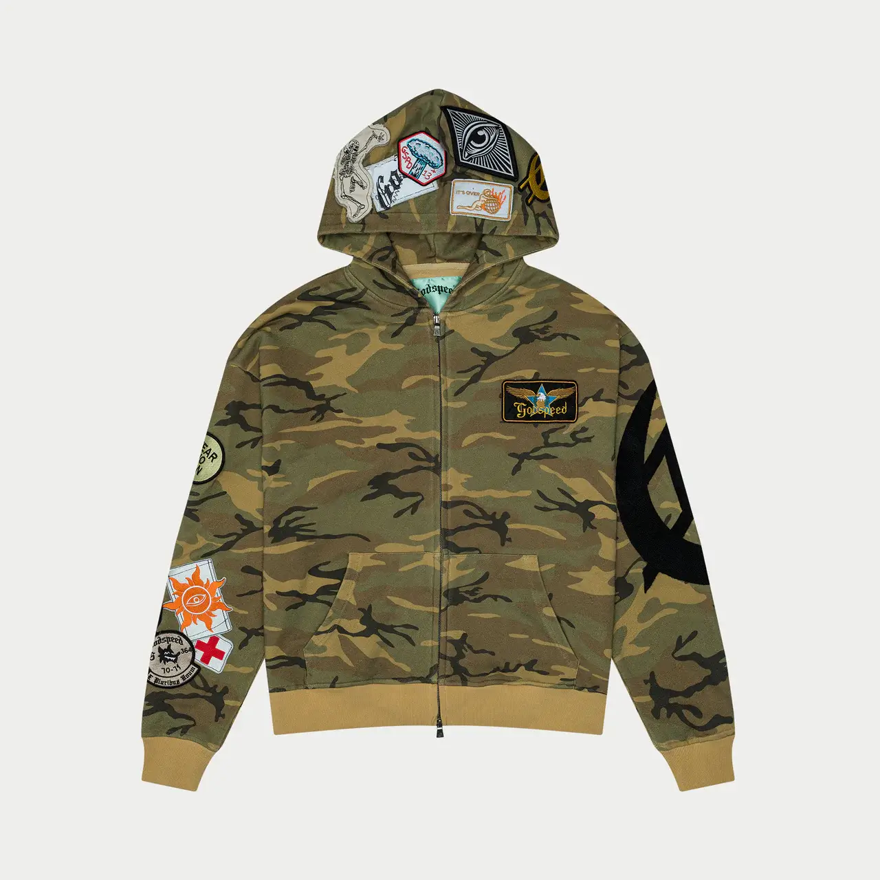 godspeed gs squadron hoodie camo front view godspeed gs squadron hoodie camo front view