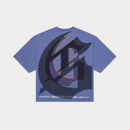 godspeed man in the mirror tee sapphire back view