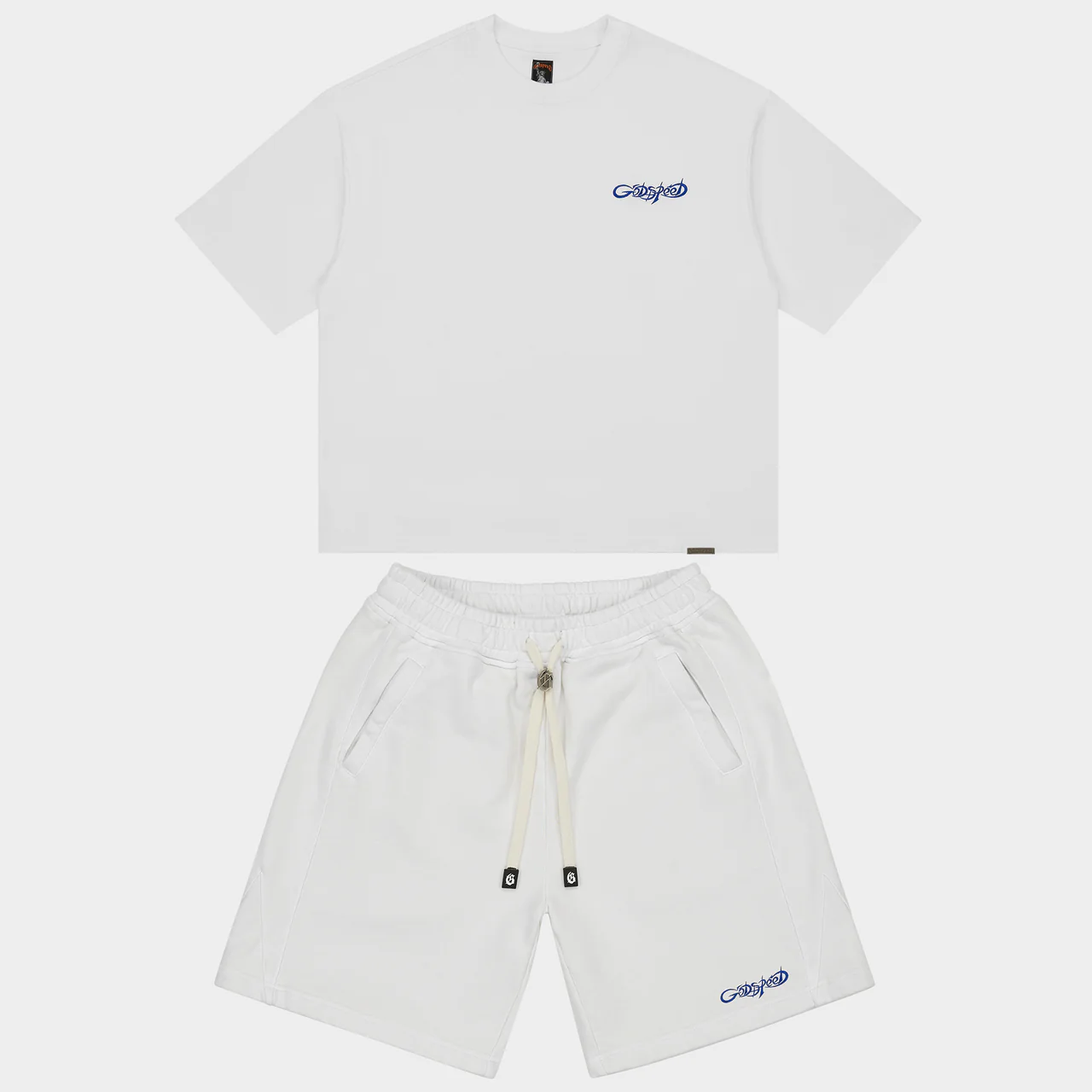 godspeed vital newage shorts white front view godspeed vital newage shorts white front view