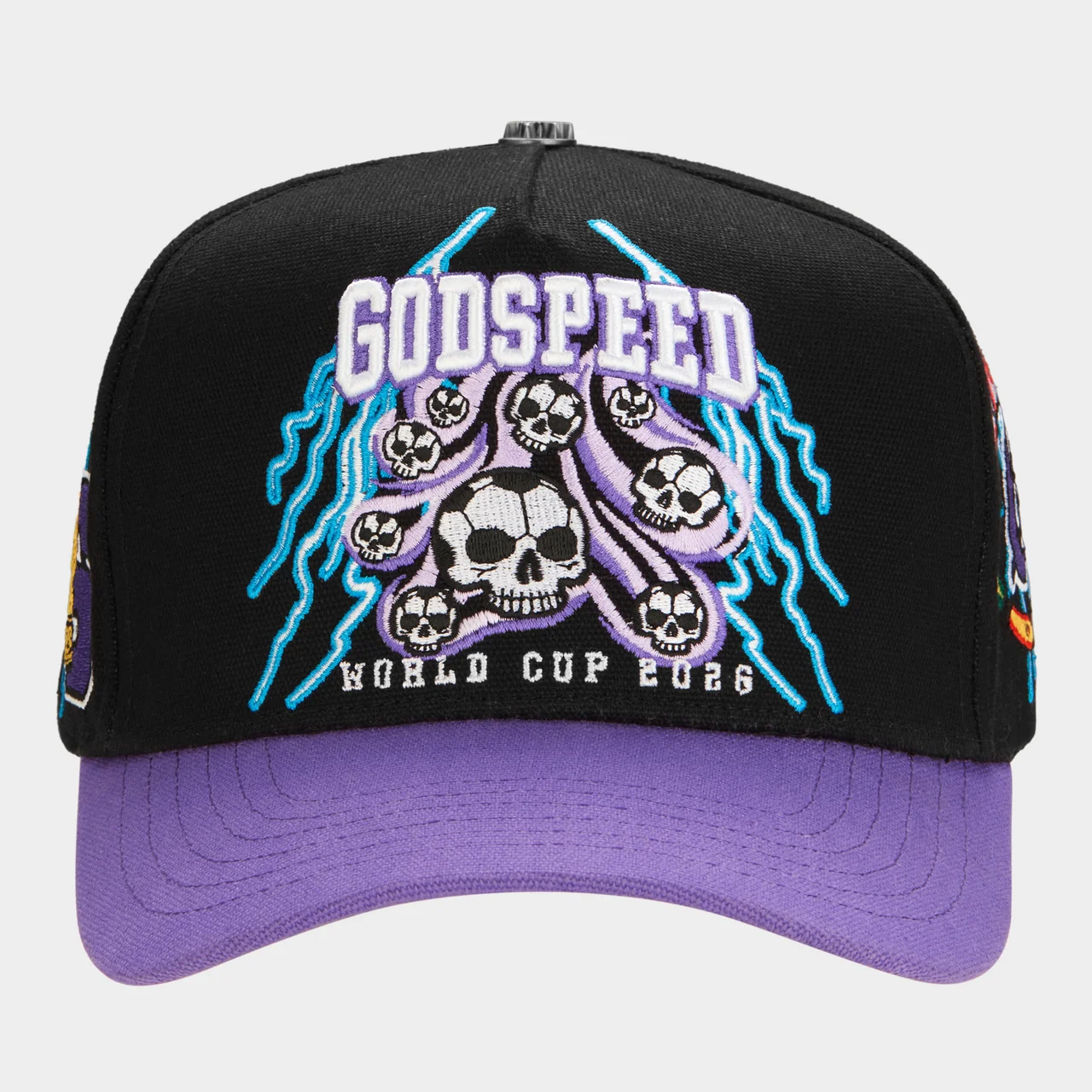 godspeed gswc voltage hat black purple front view godspeed gswc voltage hat black purple front view