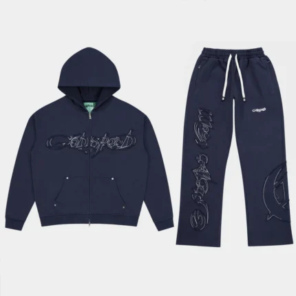 godspeed raw import sweatsuit navy front view