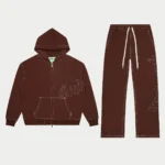 godspeed og logo sweatsuit mocha front view