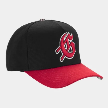 godspeed clothing insignia hat black red side view