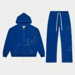godspeed og logo sweatsuit blue front view