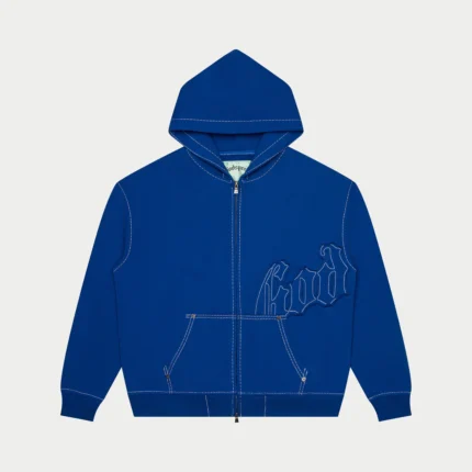 godspeed og logo sweatsuit blue front view