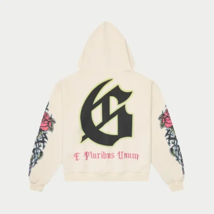 godspeed vandal hoodie bone back logo view