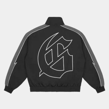 godspeed gt tracksuit black grey back view