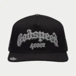 godspeed clothing forever trucker hat 3m reflective front view